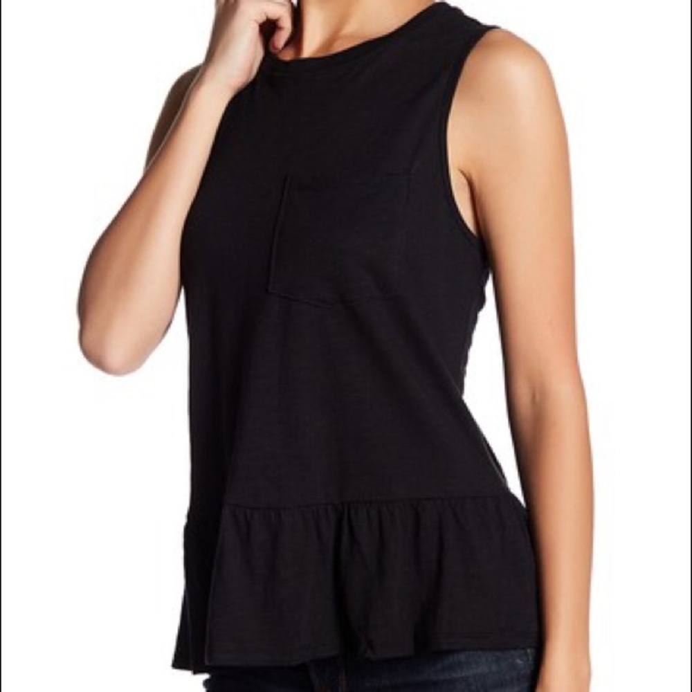Harlowe and Graham | Tank Top Blouse Peplum ruffle